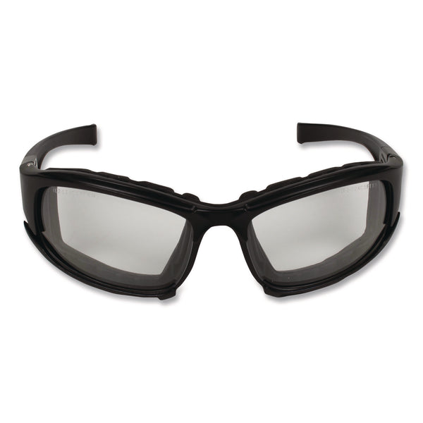 KleenGuard™ V50 Calico Safety Eyewear with Head Strap, KleenVision Anti-Fog Coating, Black Nylon Frame, Clear Polycarbonate Lens (ANS25672EA) Each