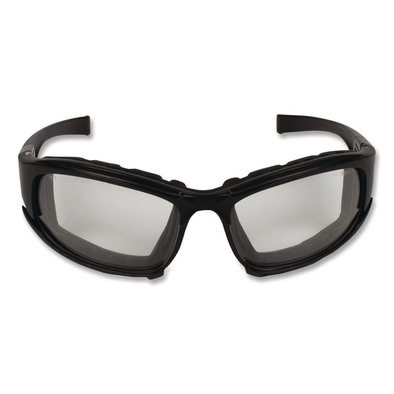 KleenGuard™ V50 Calico Safety Eyewear with Head Strap, KleenVision Anti-Fog Coating, Black Nylon Frame, Clear Polycarbonate Lens (ANS25672EA) Each