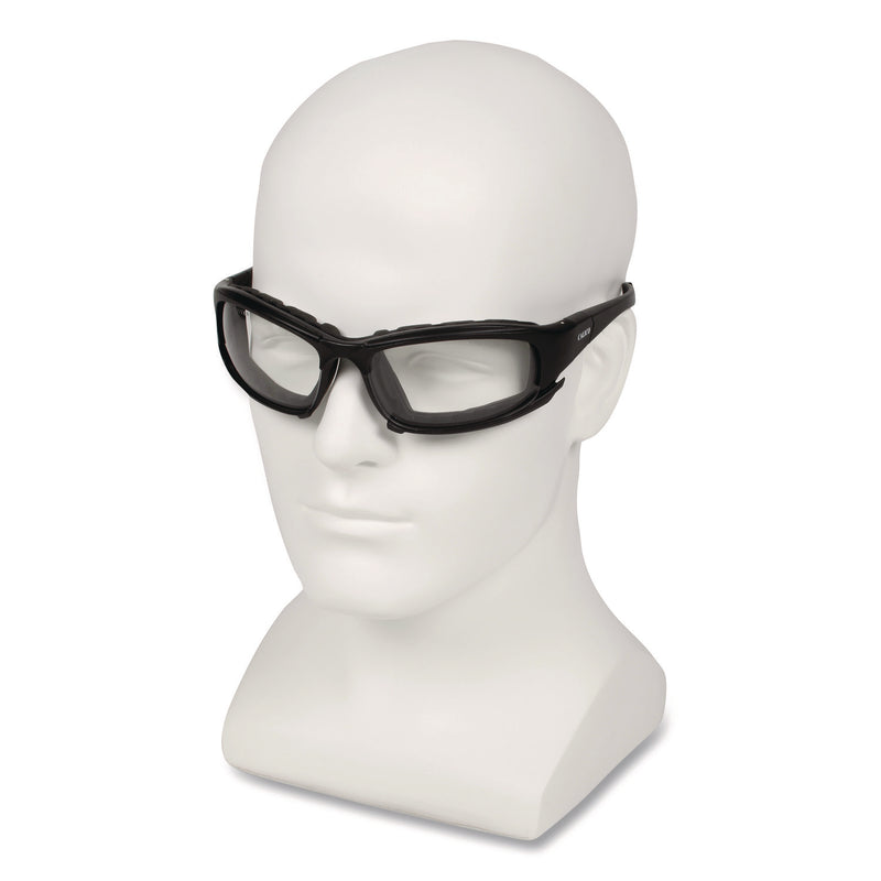 KleenGuard™ V50 Calico Safety Eyewear with Head Strap, KleenVision Anti-Fog Coating, Black Nylon Frame, Clear Polycarbonate Lens (ANS25672EA) Each