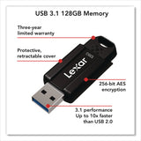 Lexar S803.1 USB Flash Drive, 128 GB, Black (LXRLJDS80128BNB) Each