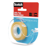 Scotch™ Utility Tape in Handheld Dispenser, 1" Core, 0.5" x 22.22 yds, Clear (MMMRK2S) Each