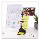 NoteTower Desktop Pro Plastic Document Stand Bar, 2 Sheet Capacity, Plastic, Black (NWRNTR3001) Each
