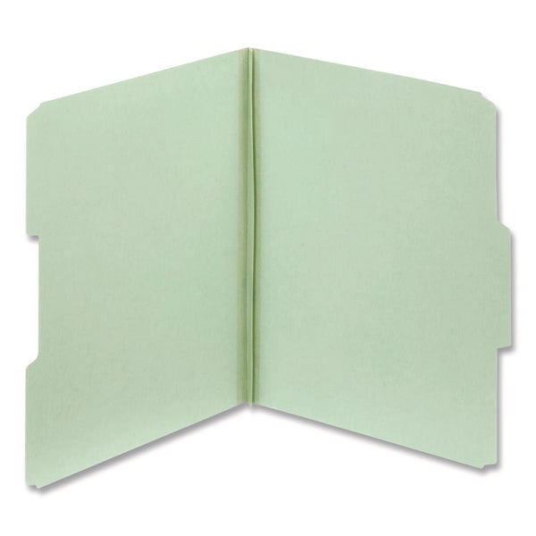 Pendaflex Pressboard Expanding File Folders, 1/3-Cut Tabs: Assorted Positions, Letter Size, 2" Expansion, Light Green, 25/Box (PFX23234) Box of 25