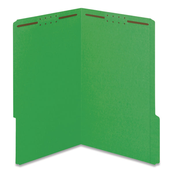 Pendaflex Colored Top Tab Fastener Folders, 2 Fasteners, Legal Size, Green Exterior, 50/Box (PFX27140) Box of 50