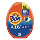 Tide PODS Laundry Detergent, Pods, Tide Original, 112 Pods/Tub (PGC03243PK) Pack of 112