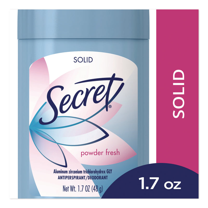 Secret Invisible Solid Anti-Perspirant and Deodorant, Fresh Scent, 1.7 oz Deodorant Stick (PGC12442) Each