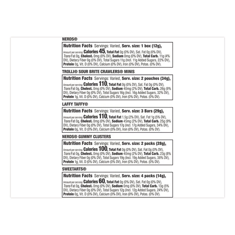 Ferrara® Party Mix Stand-Up Bag, 75 Pieces, Assorted Flavors, 1.7 lb Bag (SWVFER07938) Each