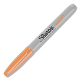 Sharpie® Neon Permanent Markers, Fine Bullet Tip, Neon Orange (SAN1860446EA) Each