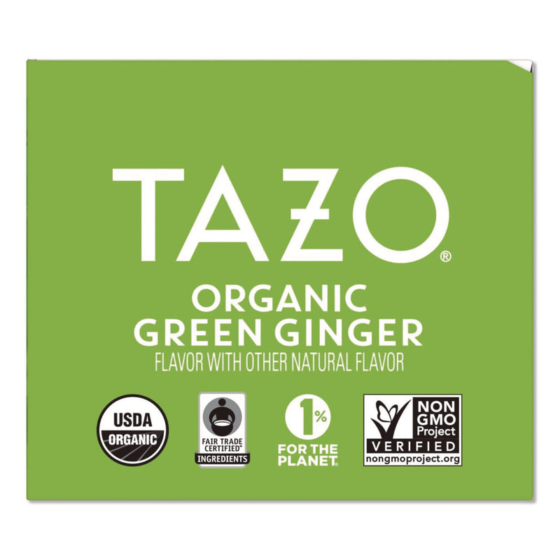 Seattle's Best® Tea Bags, Organic Green Ginger, 16/Box (TZOTAZ00356BX) Box of 16