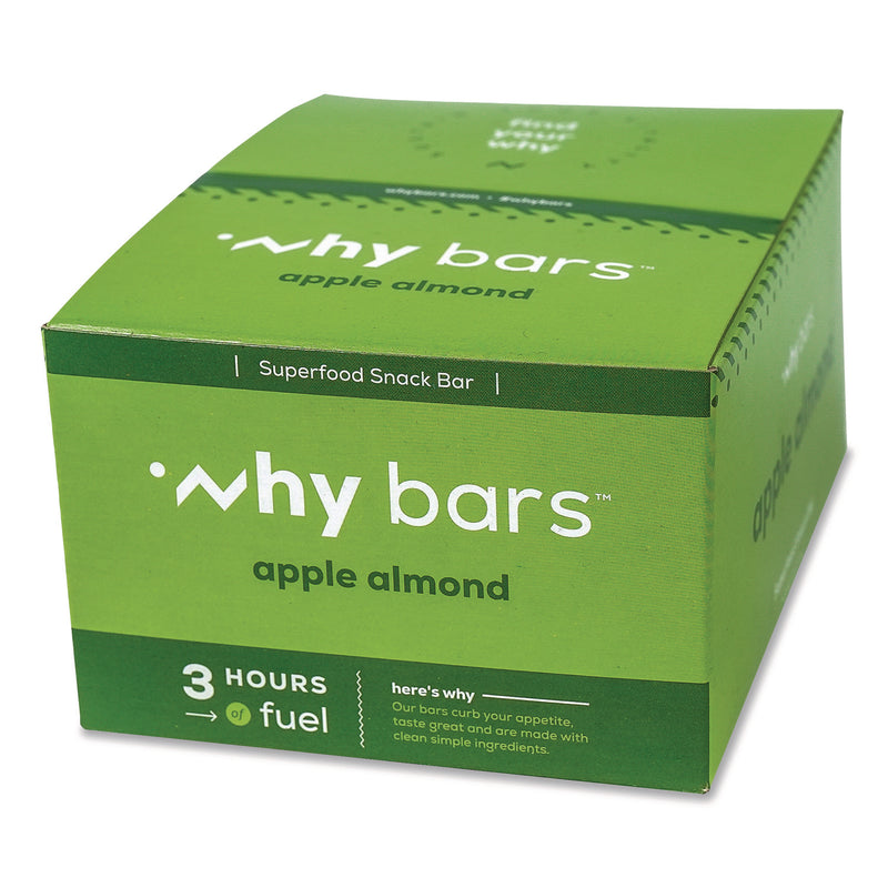 Superfood Snack Bar, Apple Almond, 2.04 oz Bar, 12/Box (WHYWHY16208) Box of 12