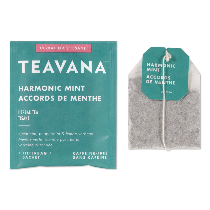 Teavana Tea Bags, Harmonic Mint Decaf, 0.05 oz, 24/Box (TEVSBK13091) Box of 24