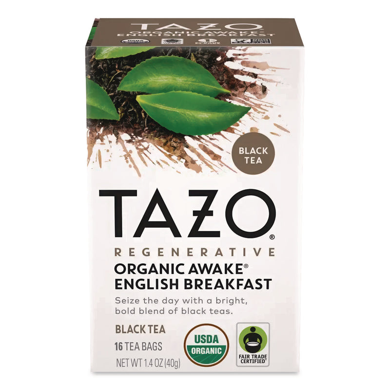 Seattle's Best® Tea Bags, Organic Awake English Breakfast, 16/Box (TZOTAZ00303BX) Box of 16