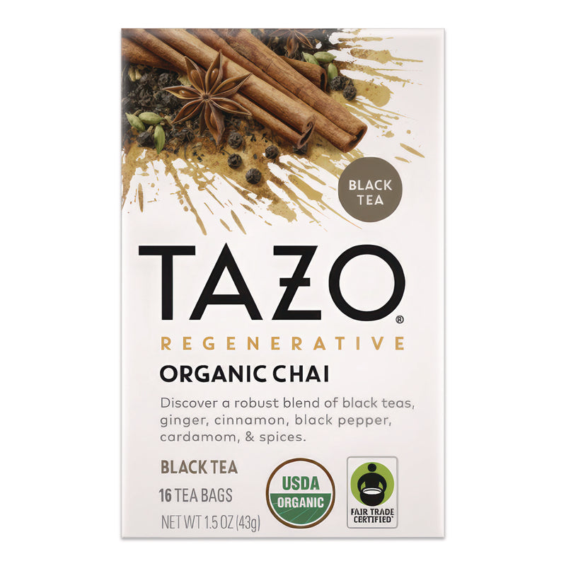 Seattle's Best® Tea Bags, Organic Chai, 16/Box (TZOTAZ00305BX) Box of 16