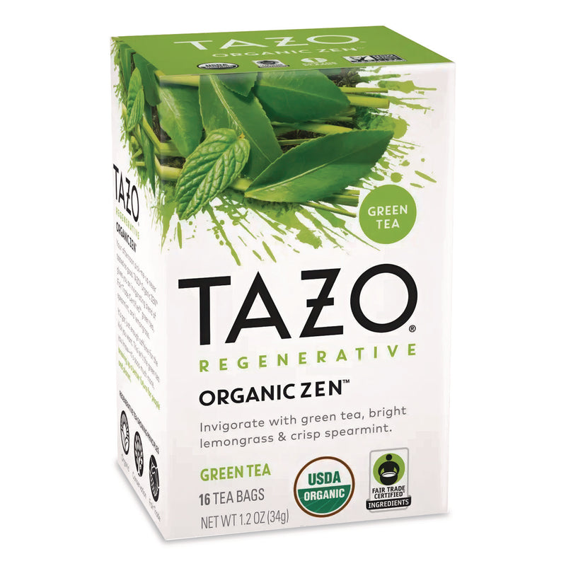 Seattle's Best® Tea Bags, Organic Zen, 16/Box (TZOTAZ00309BX) Box of 16