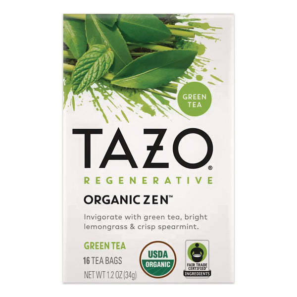 Seattle's Best® Tea Bags, Organic Zen, 16/Box (TZOTAZ00309BX) Box of 16