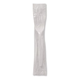 Dixie® Mediumweight Polypropylene Cutlery, Individually Wrapped, Fork, Plastic, White, 1,000/Carton (DXEFMP23C) Case of 1000