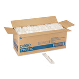 Dixie® Mediumweight Polypropylene Cutlery, Individually Wrapped, Spoon, Plastic, White, 1,000/Carton (DXETMP23C) Case of 1000
