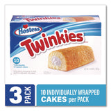 Hostess® Twinkies, Vanilla, 1.36 oz Individually Wrapped, 10/Pack, 3 Packs/Carton (GRR60004132) Case of 30