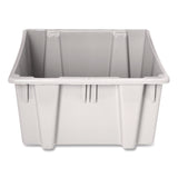 Palletote Box, 1.6 cu ft, 15.5" x 19.5" x 13", Gray (RCPFG172200GRAY) Each