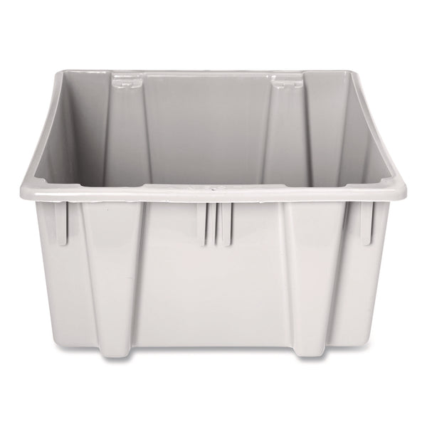 Palletote Box, 1.6 cu ft, 15.5" x 19.5" x 13", Gray (RCPFG172200GRAY) Each