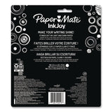 Papermate® InkJoy Metallic Gel Pen, Retractable, Medium 0.8 mm, Assorted Ink, Assorted Barrel, 10/Pack (SAN2208638) Pack of 10