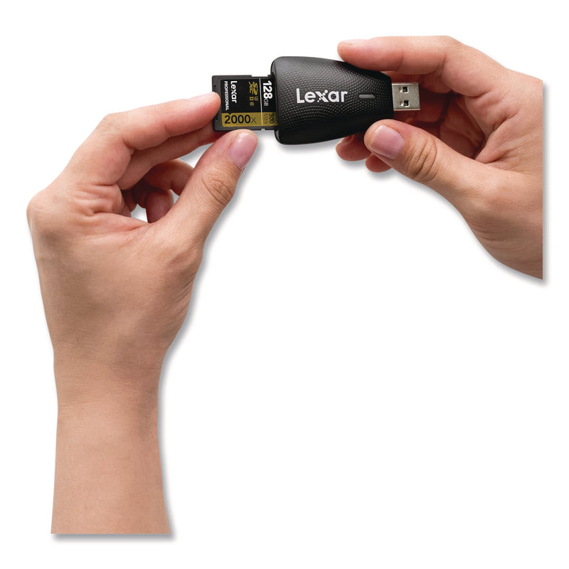 Lexar LRW450UBNA USB Card Reader, 312 MBps, USB-A (LXRLRW450UBNA) Each