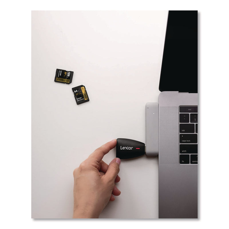 Lexar LRW450UBNA USB Card Reader, 312 MBps, USB-A (LXRLRW450UBNA) Each