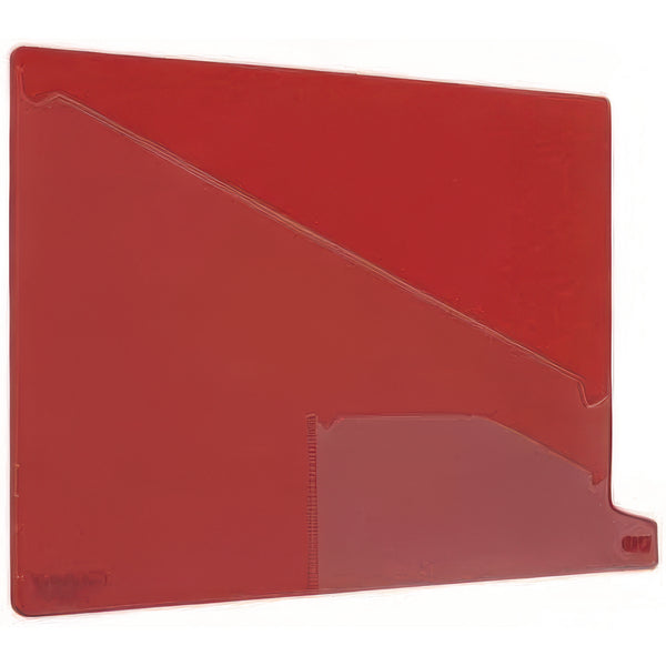 Pendaflex Colored Poly End Tab "Out" Guides, 1/3-Cut: Bottom Position, For Letter Size Files, Red, 25/Box (PFX13561) Box of 25