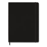 Moleskine Classic Colored Hardcover Notebook, Narrow Rule, Black, 10 x 7.5, 192 Sheets (HBGQP090) Each