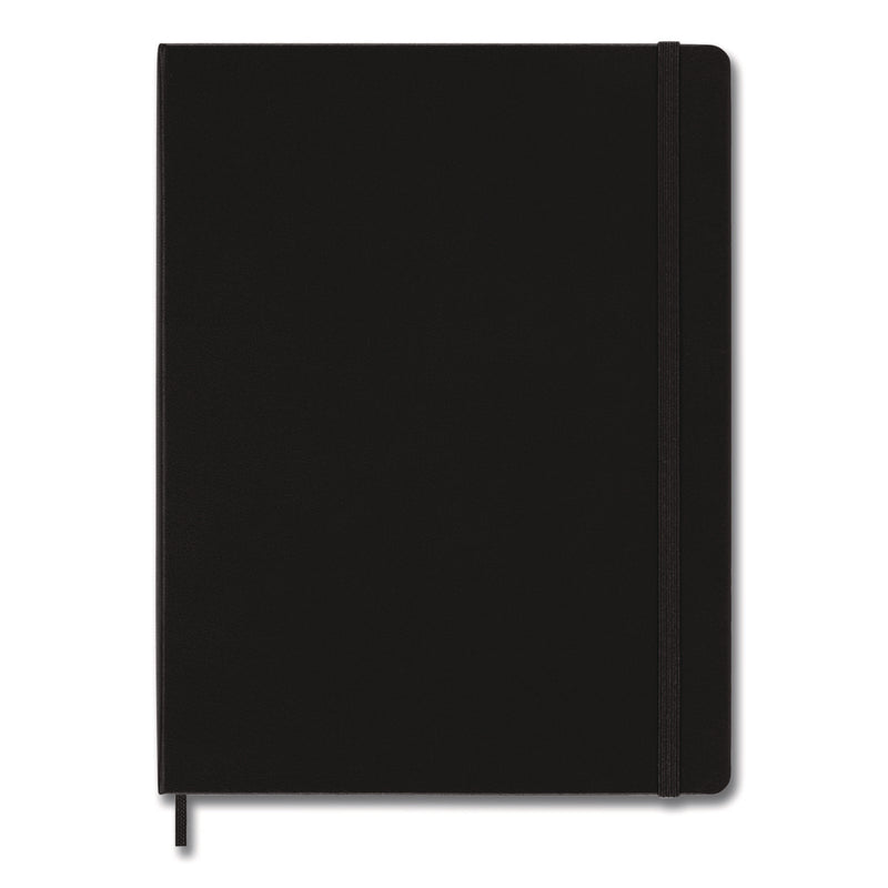 Moleskine Classic Colored Hardcover Notebook, Narrow Rule, Black, 10 x 7.5, 192 Sheets (HBGQP090) Each