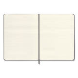 Moleskine Classic Colored Hardcover Notebook, Narrow Rule, Black, 10 x 7.5, 192 Sheets (HBGQP090) Each