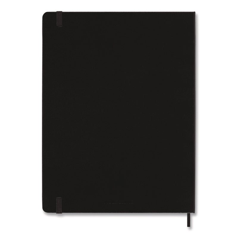 Moleskine Classic Colored Hardcover Notebook, Narrow Rule, Black, 10 x 7.5, 192 Sheets (HBGQP090) Each
