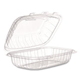 Microwaveable Hinged Containers, 6.5 x 9 x 3, Clear, Plastic, 300/Carton (DCC69PPHT1) Case of 300