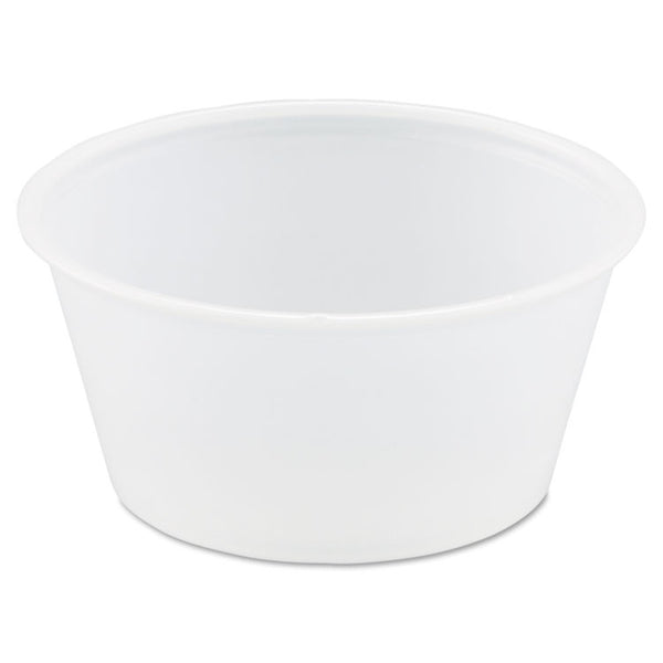 Dart® Polystyrene Portion Cups, 3.25 oz, Translucent, 250/Bag, 10 Bags/Carton (DCCP325N) Case of 2500