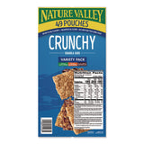 Nature Valley Granola Bars, Assorted Crunchy Bars, 1.5 oz Pouch, 2 Bars/Pouch, 49 Packs/Box (NVLGEM44136) Each