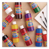 Washable Tempera Paint, 10 Assorted Colors, 8 oz Bottle, 10/Pack (CZA01610) Pack of 10