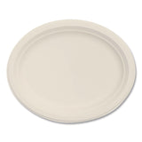 Compostable Molded Fiber Dinnerware, Platter, 12" Diameter, Natural, 500/Carton (DCC12FBRPLR1) Case of 500