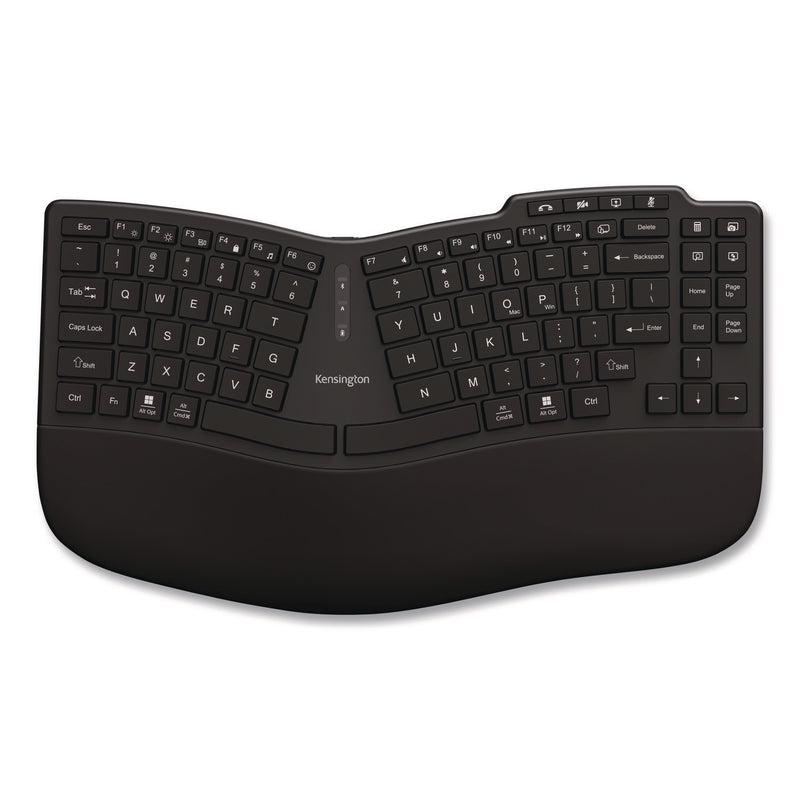 Kensington® Pro Fit Ergo KB675 EQ TKL Rechargeable Keyboard, Black (KMW75491) Each