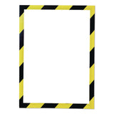 SOLO Magnetic Frame, 8.5 x 11 Insert, Yellow/Black Frame, 5/Pack (TFIP19630YELBLA) Each