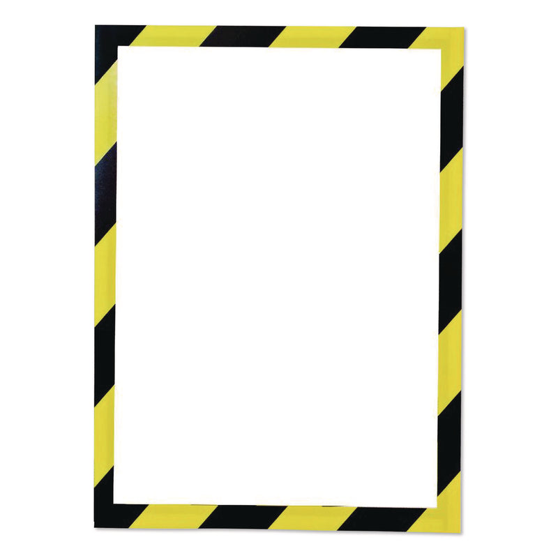 SOLO Magnetic Frame, 8.5 x 11 Insert, Yellow/Black Frame, 5/Pack (TFIP19630YELBLA) Each