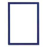 SOLO Magnetic Frame, 8.5 x 11 Insert, Blue Frame, 5/Pack (TFIP19630BLUE) Each