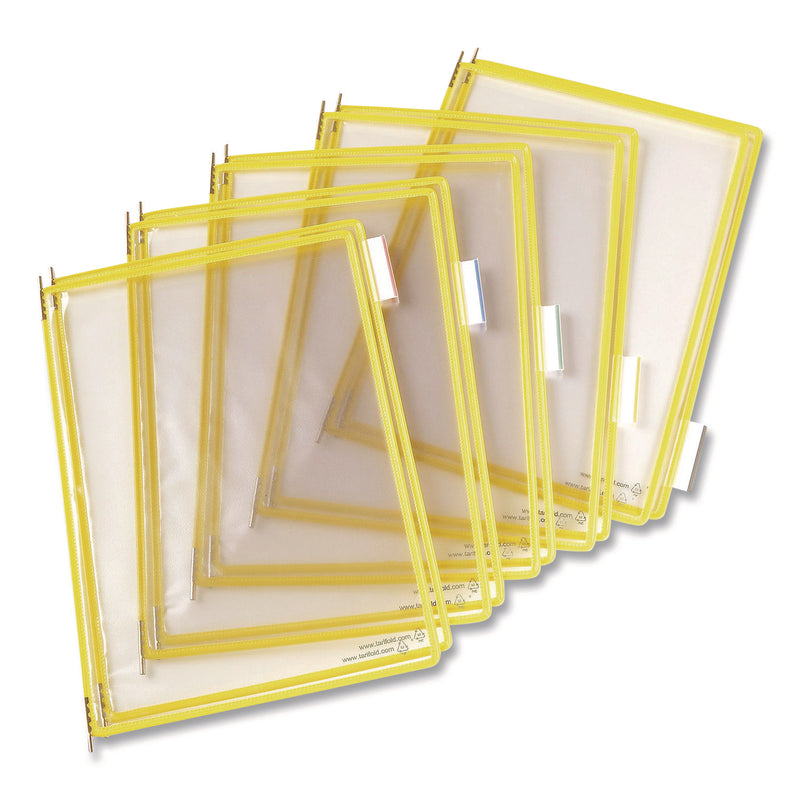 Pivoting Pockets, 1 Section, Yellow, 10/Pack (TFIP040) Pack of 10