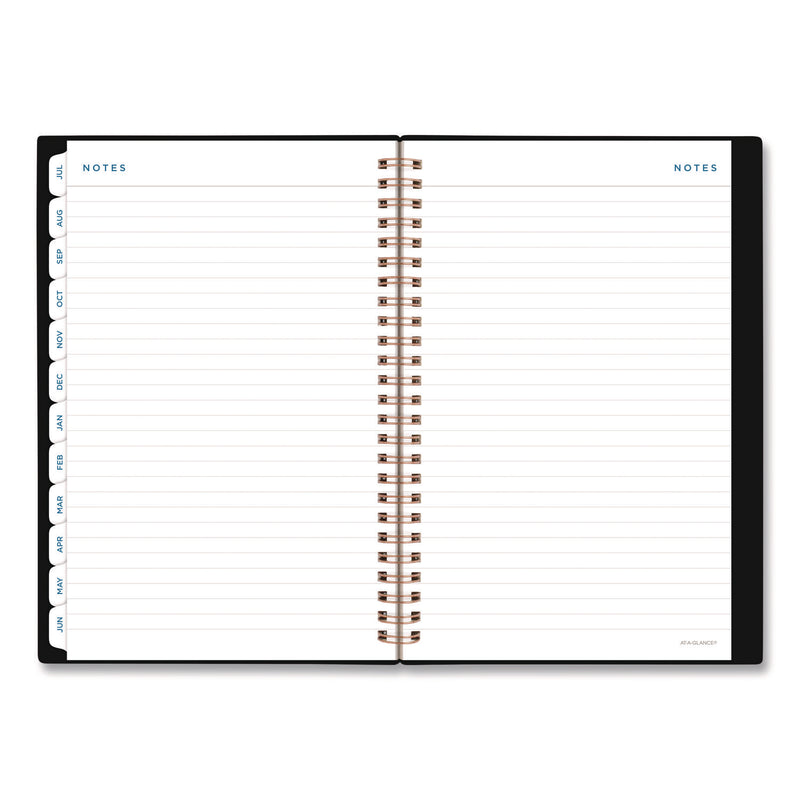 AT-A-GLANCE® Signature Lite Academic Weekly Monthly Planners, 8 x 5, Black Cover, 12-Month (July to June): 2025 to 2026 (AAGYP20LA05) Each