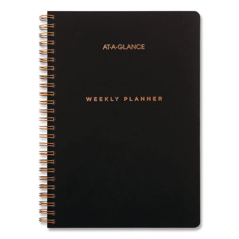 AT-A-GLANCE® Signature Lite Academic Weekly Monthly Planners, 8 x 5, Black Cover, 12-Month (July to June): 2025 to 2026 (AAGYP20LA05) Each