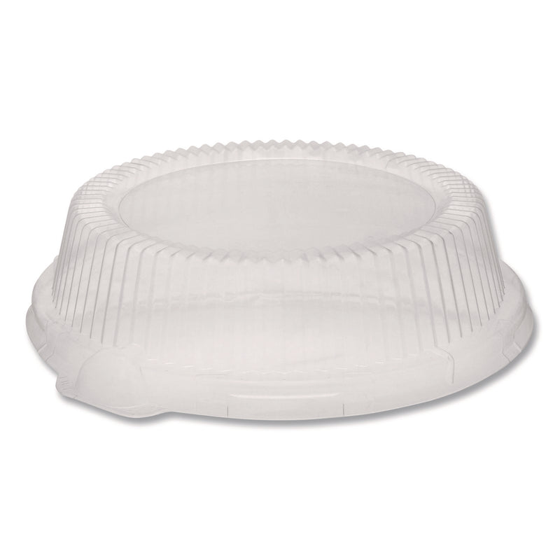 ClearView Dome-Style Lid with Tabs, 8.75" Diameter x 0.8" h, Clear, Plastic, 126/Carton (PCTYCI800090000) Case of 126