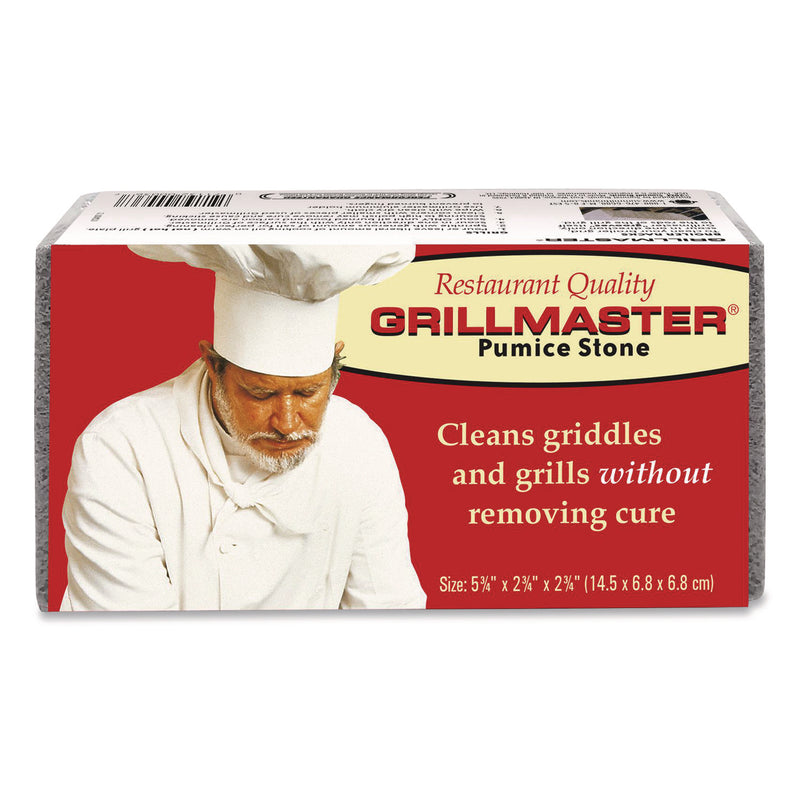 Grillmaster Griddle and Grill Cleaning Brick, 5.75 x 2.75, Gray, 12/Carton (UPMGM36Q) Case of 12