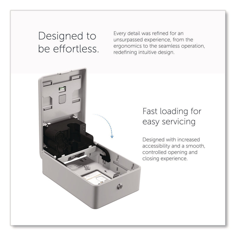ICON Automatic Soap and Sanitizer Dispenser, No Faceplate/Case, 1.2 L, 7.5 x, 3.98 x 11.5, Gray (KCC54191) Each