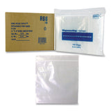 Fantapak Reloc Zippit Plastic Zipper Bags, 6" x 6", Clear, 1,000/Box (MGPMGZ2P0606) Box of 1000