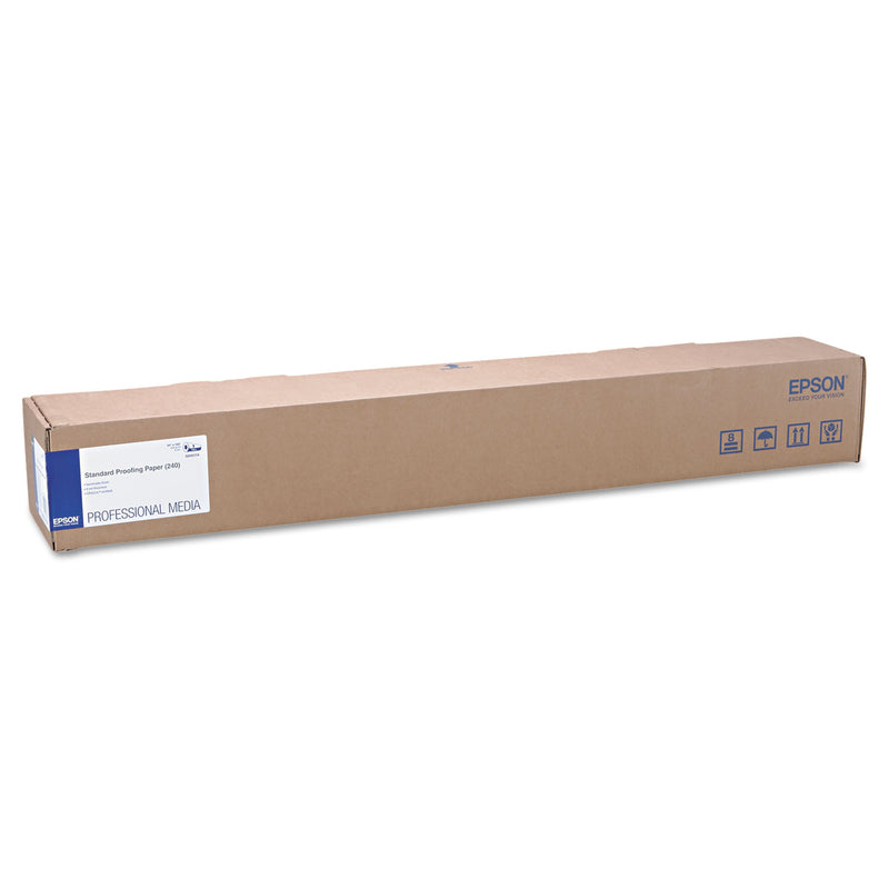 Epson® Standard Proofing Paper Roll, 9 mil, 44" x 100 ft, Semi-Matte White (EPSS045114)