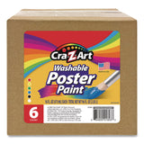 Washable Kids Paint, Assorted Colors, 16 oz Bottle, 6/Pack (CZA01611) Each